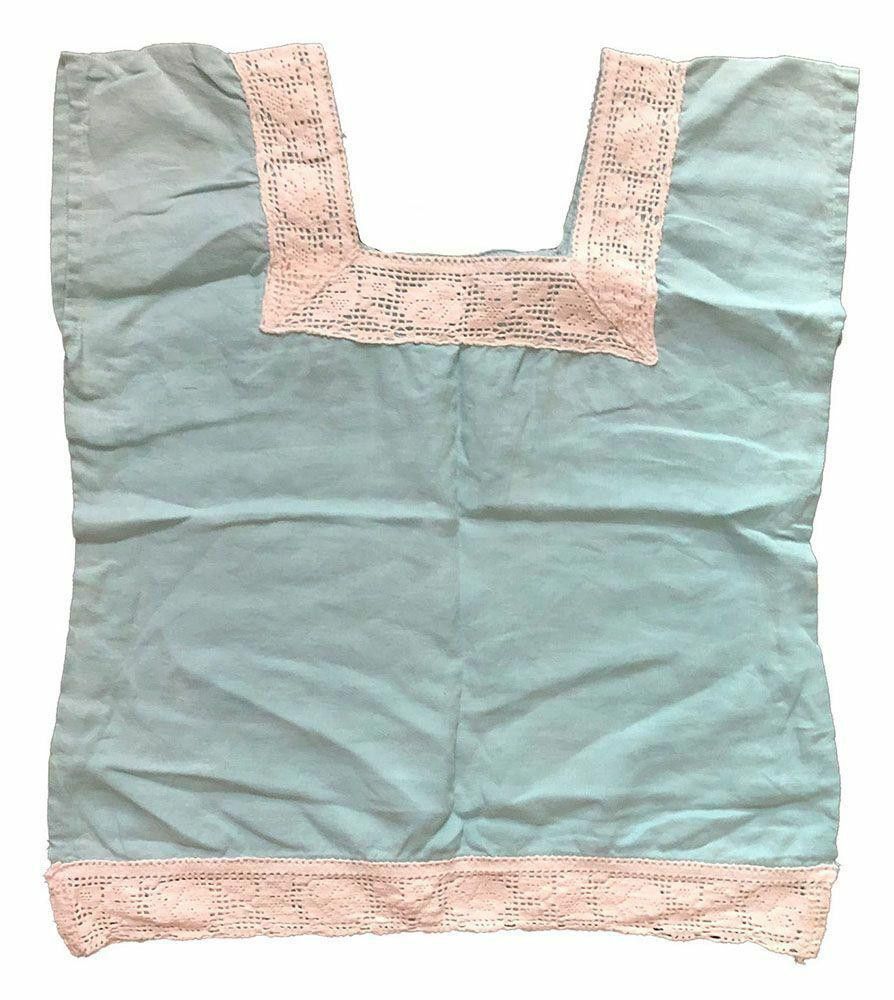 Designer New Blue Hand Made Bluse S Size S / US 4 / IT 40 - 3 Thumbnail