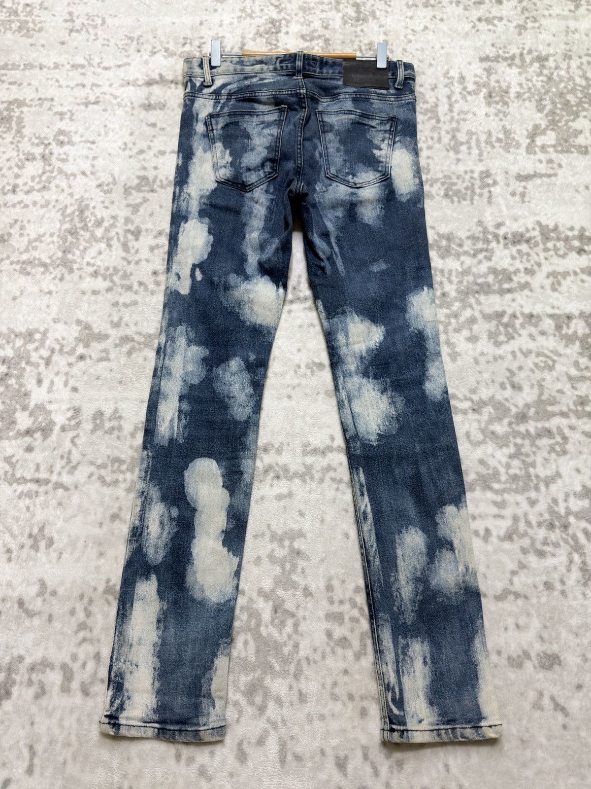 Hysteric Glamour Neige Style Acid Wash Skinny Punk Archive Denim Jeans Size US 31 - 2 Thumbnail