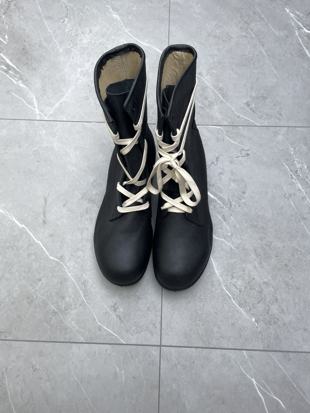 Vintage Rare 80/90s Military Leather Combat Boots Size US 13 / EU 46 - 9 Thumbnail