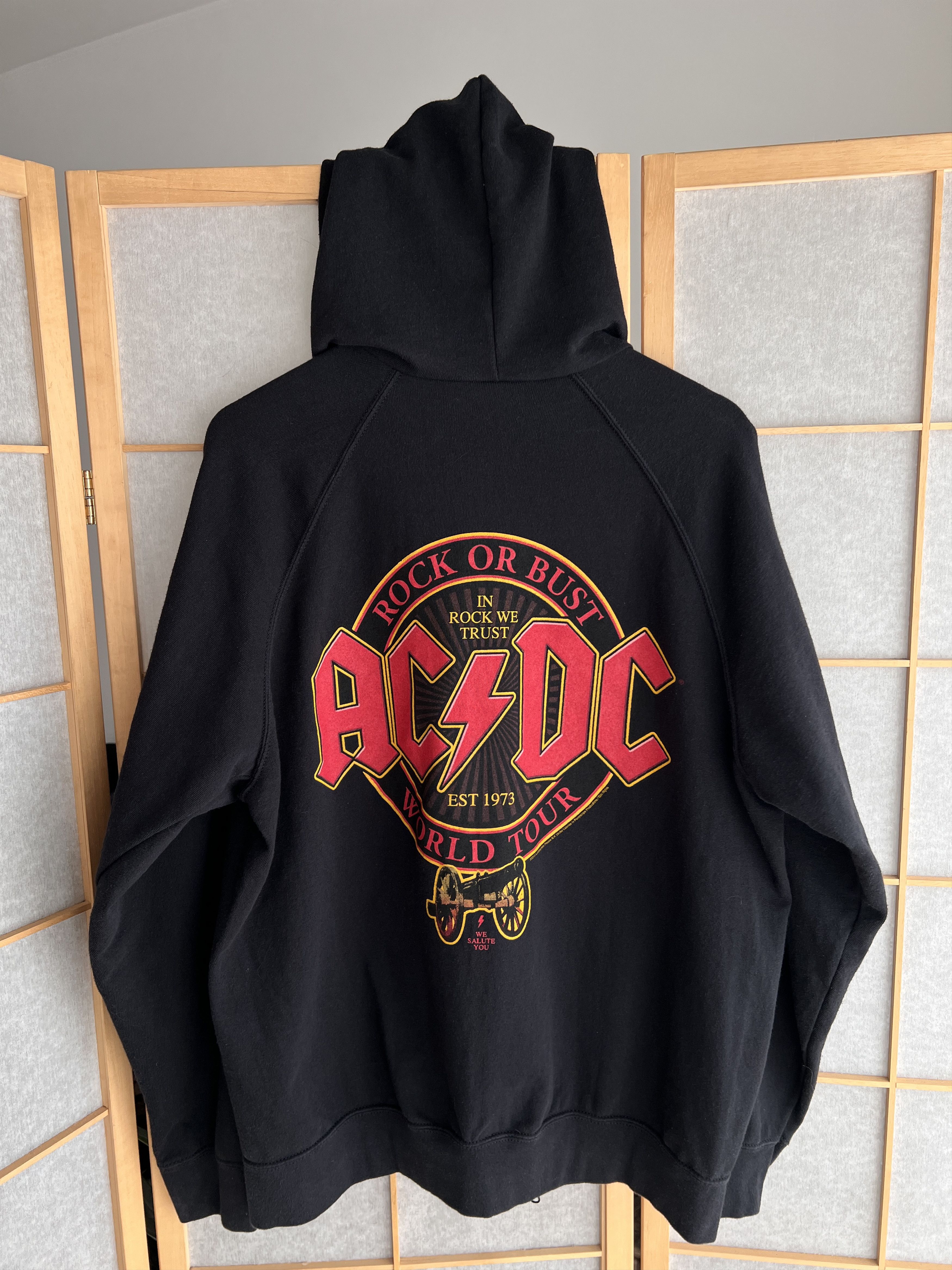AC/DC Rare! AC/DC vintage zip hoodie World tour promo album rock Size US XL / EU 56 / 4 - 1 Thumbnail