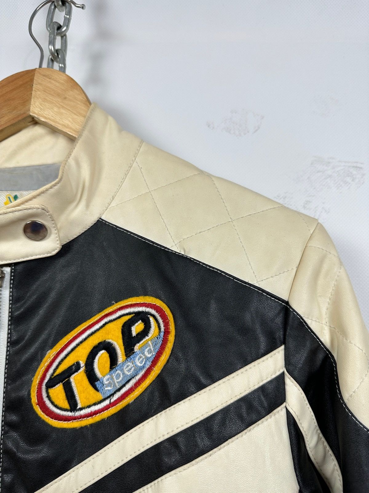 Vintage Vintage Wonder Team Grand Prix Y2K Racing Leather Jacket Size L / US 10 / IT 46 - 23 Thumbnail