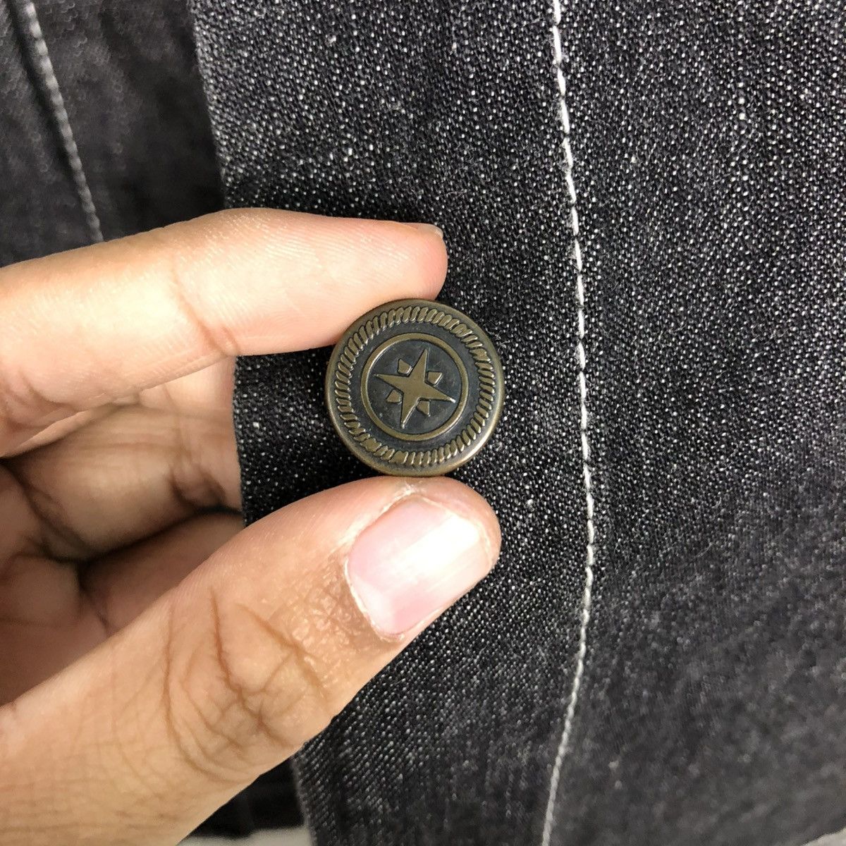 Japanese Brand 🔥VINTAGE CROPPED DENIM BIKER JACKET CARLOPIK ISSEY MIYAKE Size M / US 6-8 / IT 42-44 - 18 Thumbnail