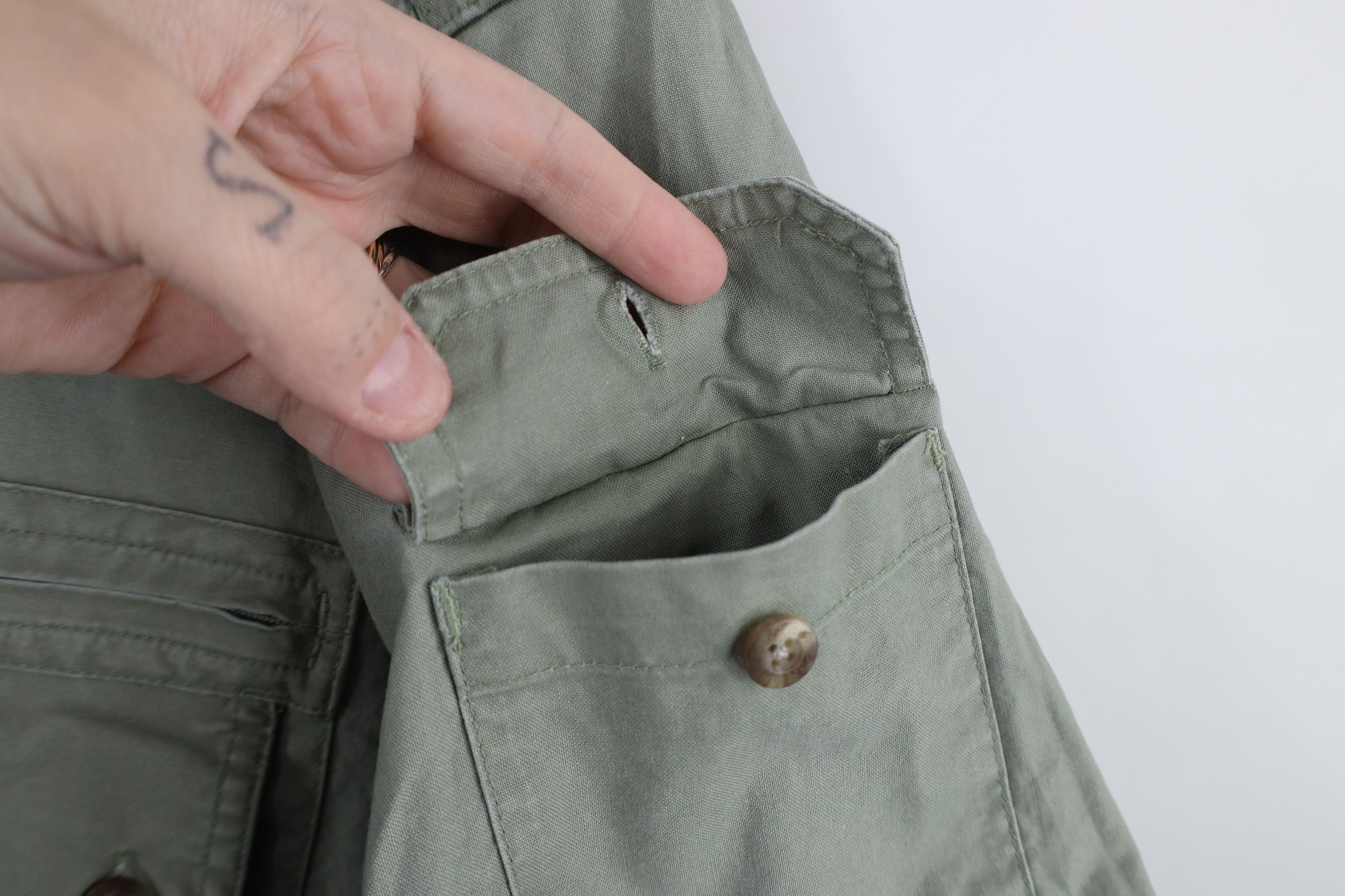 Cabelas × Vintage Vintage 90s Cabelas Safari Bush Short Sleeve Button Shirt Size US L / EU 52-54 / 3 - 4 Thumbnail