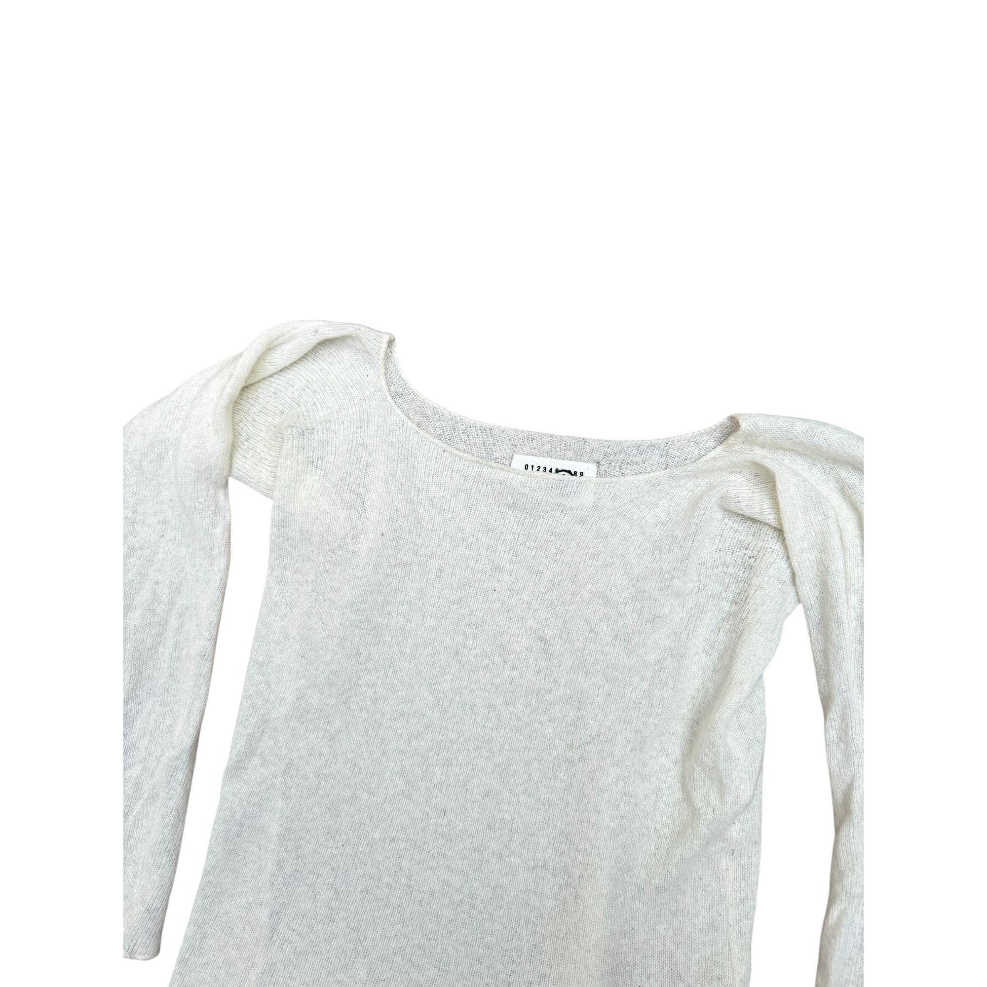Maison Margiela FW 2005 Ecru Wool Sweater Size L / US 10 / IT 46 - 3 Thumbnail