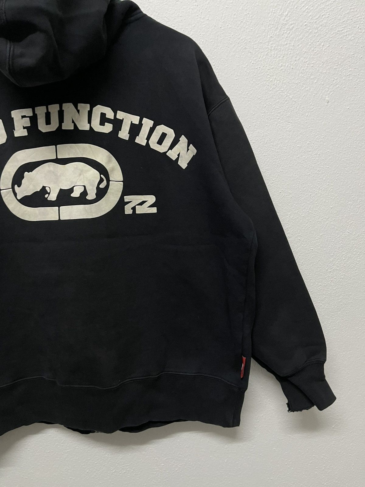 Ecko Unltd. × Vintage 2000s ECKO FUNCTION ZIPPER HOODIE BIG LOGO DISTRESSED Size US L / EU 52-54 / 3 - 18 Thumbnail