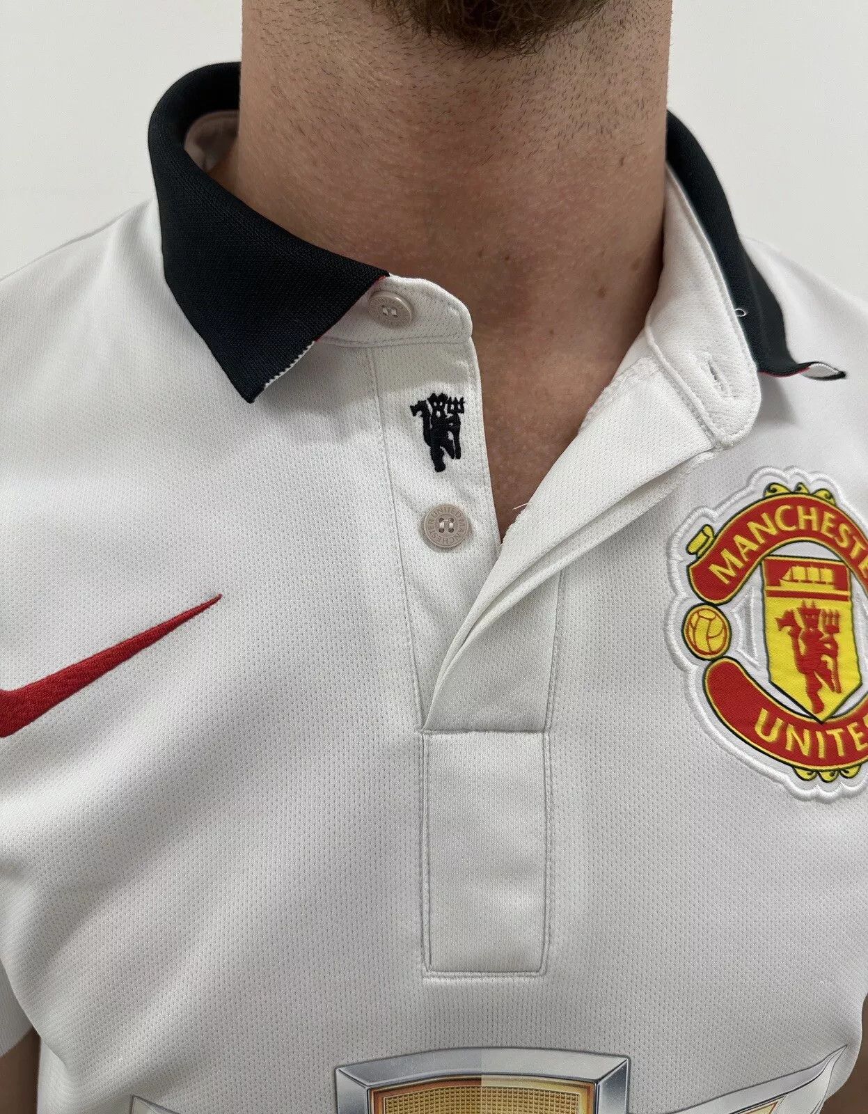 Nike Fc Manchester United 2014 2015 Away Jersey Soccer Football Size US S / EU 44-46 / 1 - 7 Thumbnail
