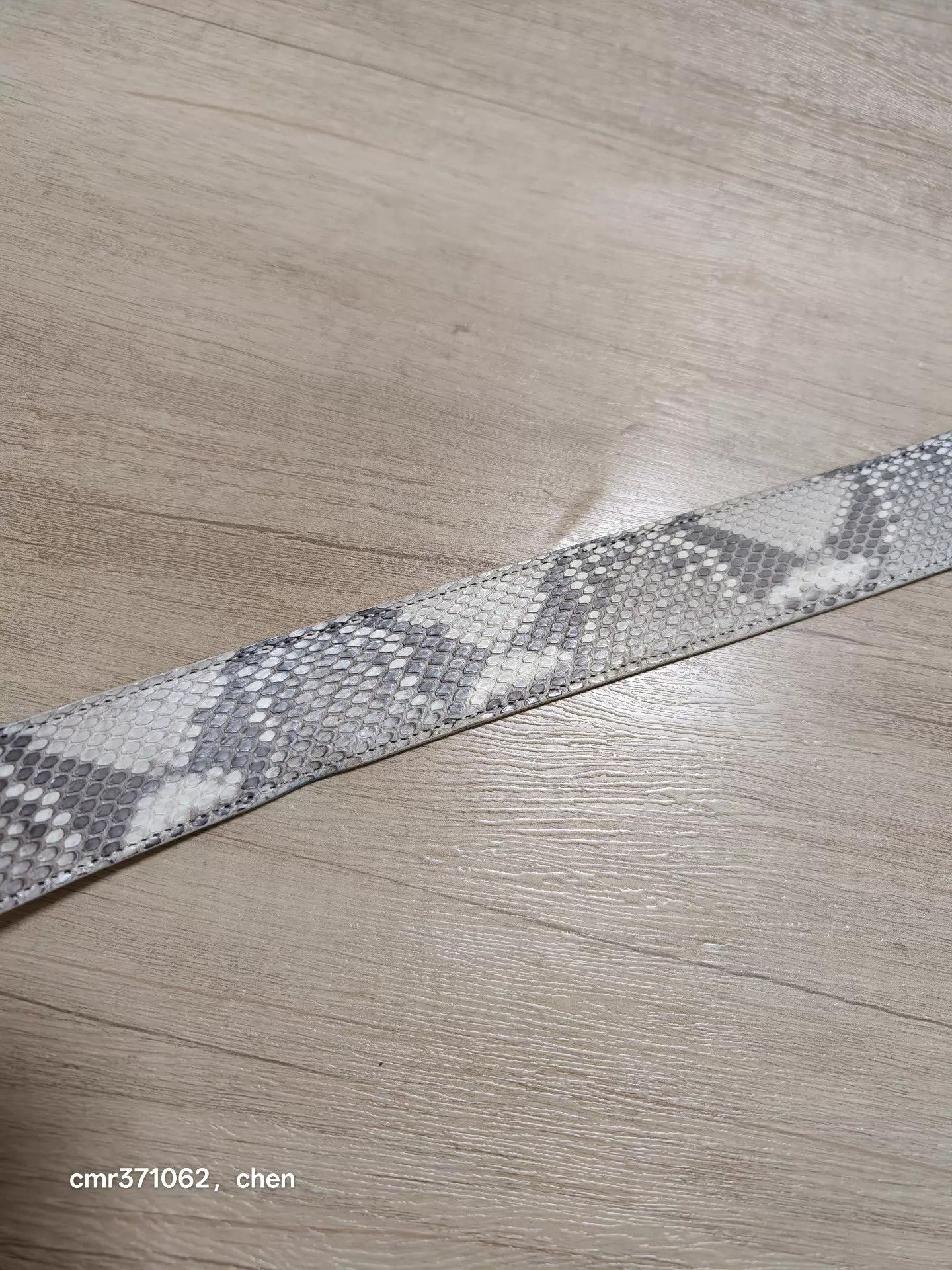 Visvim visvim 20SS 40mm Natural Snake Skin Belt W32 Used Size ONE SIZE - 6 Thumbnail