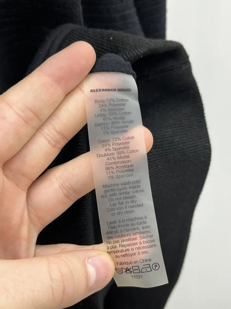 Alexander Wang T by Alexander Wang Black Ribbed Sweatshirt Size US M / EU 48-50 / 2 - 3 Thumbnail