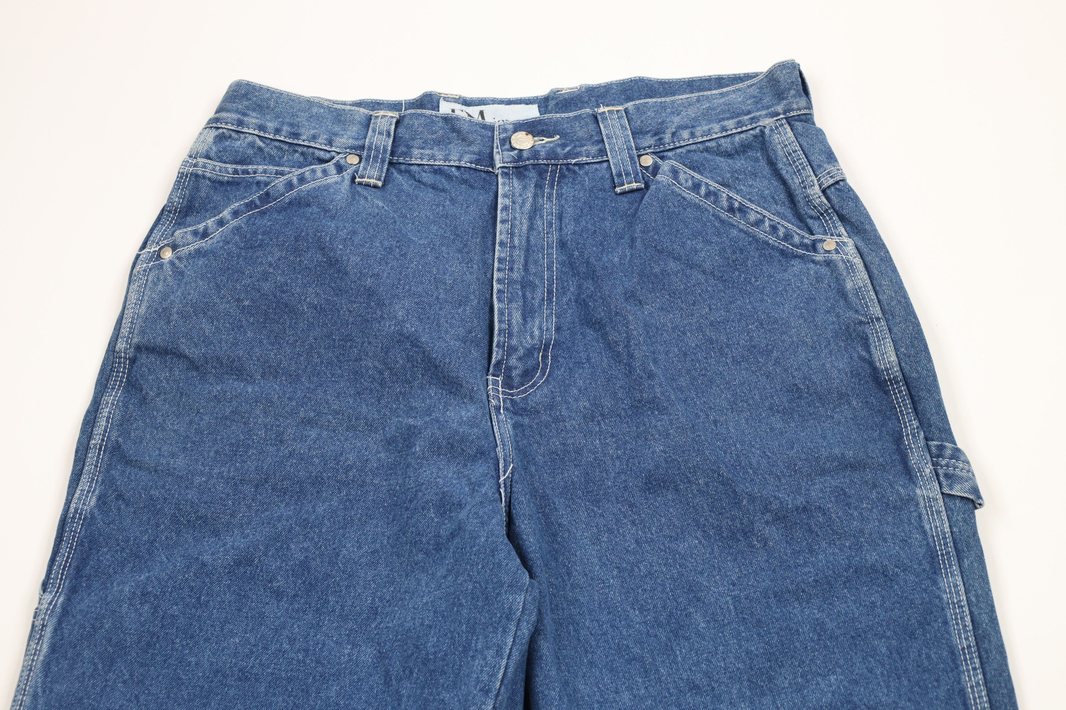 Vintage Deadstock Vintage 90s Streetwear Baggy Dungaree Denim Jeans Size US 34 / EU 50 - 2 Thumbnail