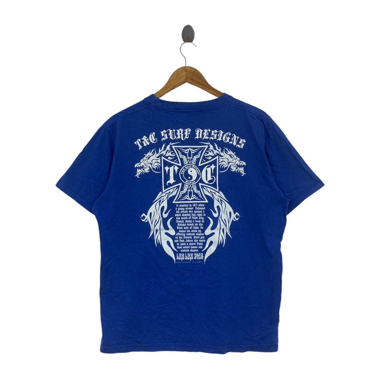Vintage Vintage TOWN & COUNTRY SURF Dragon Cross Tee Shirt Size US XL / EU 56 / 4 - 1 Thumbnail