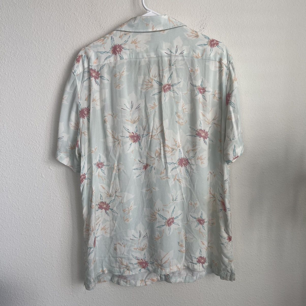 Faherty Faherty Floral Button Down Short Sleeve Recycled Rayon Shirt Size US L / EU 52-54 / 3 - 6 Thumbnail