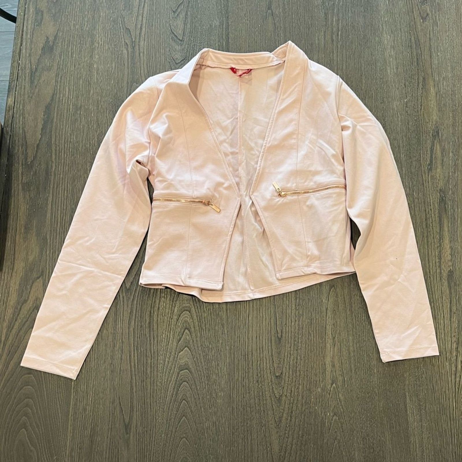Guess Guess Womens Light Pink Blazer Cropped Length - Size S Size S / US 4 / IT 40 - 1 Thumbnail