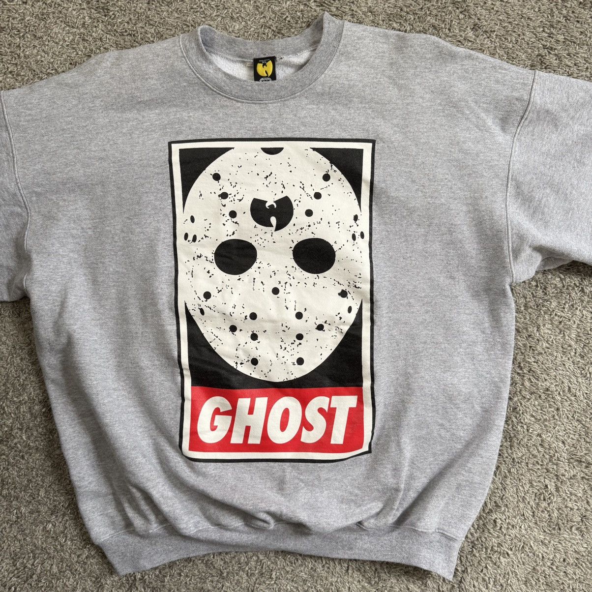 🔴Wu-Tang Sweater Size XL Ghostface Killah Crewneck Mask Rza