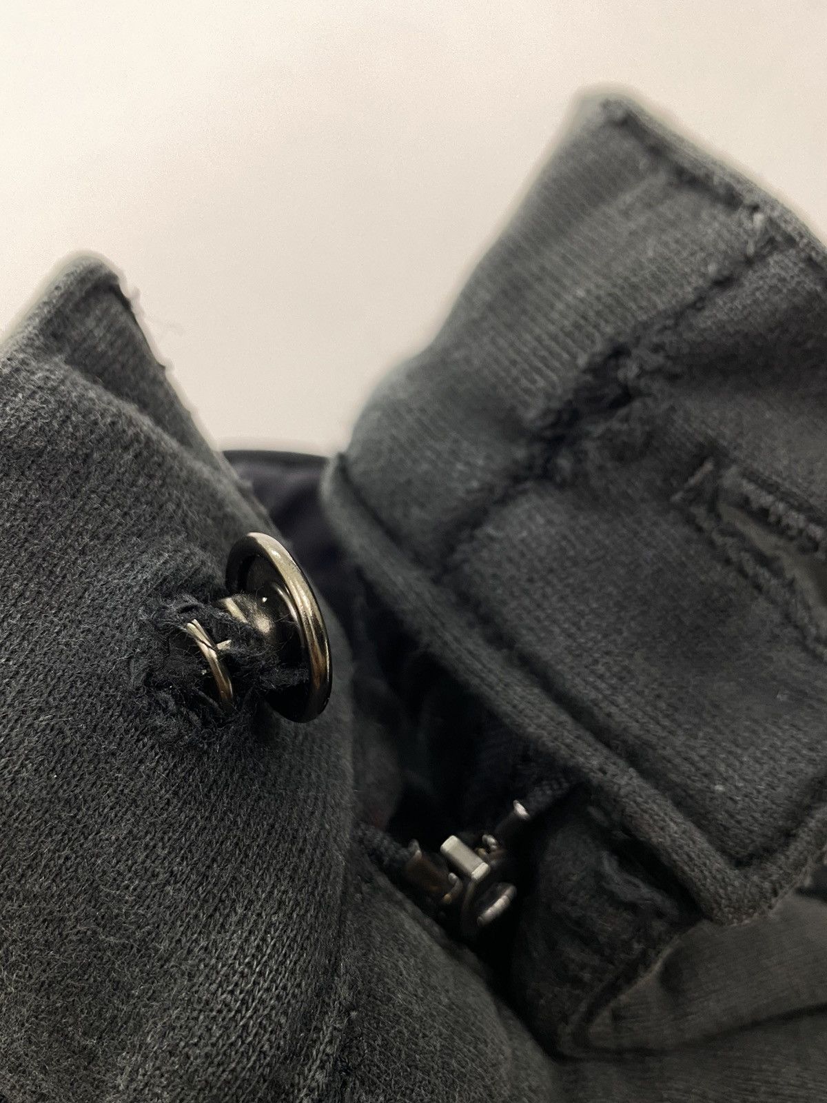 AKM × If Six Was Nine × Japanese Brand DELETE SOON‼️ AKM Distressed Flared Zipper Sweatpant Size US 30 / EU 46 - 13 Thumbnail