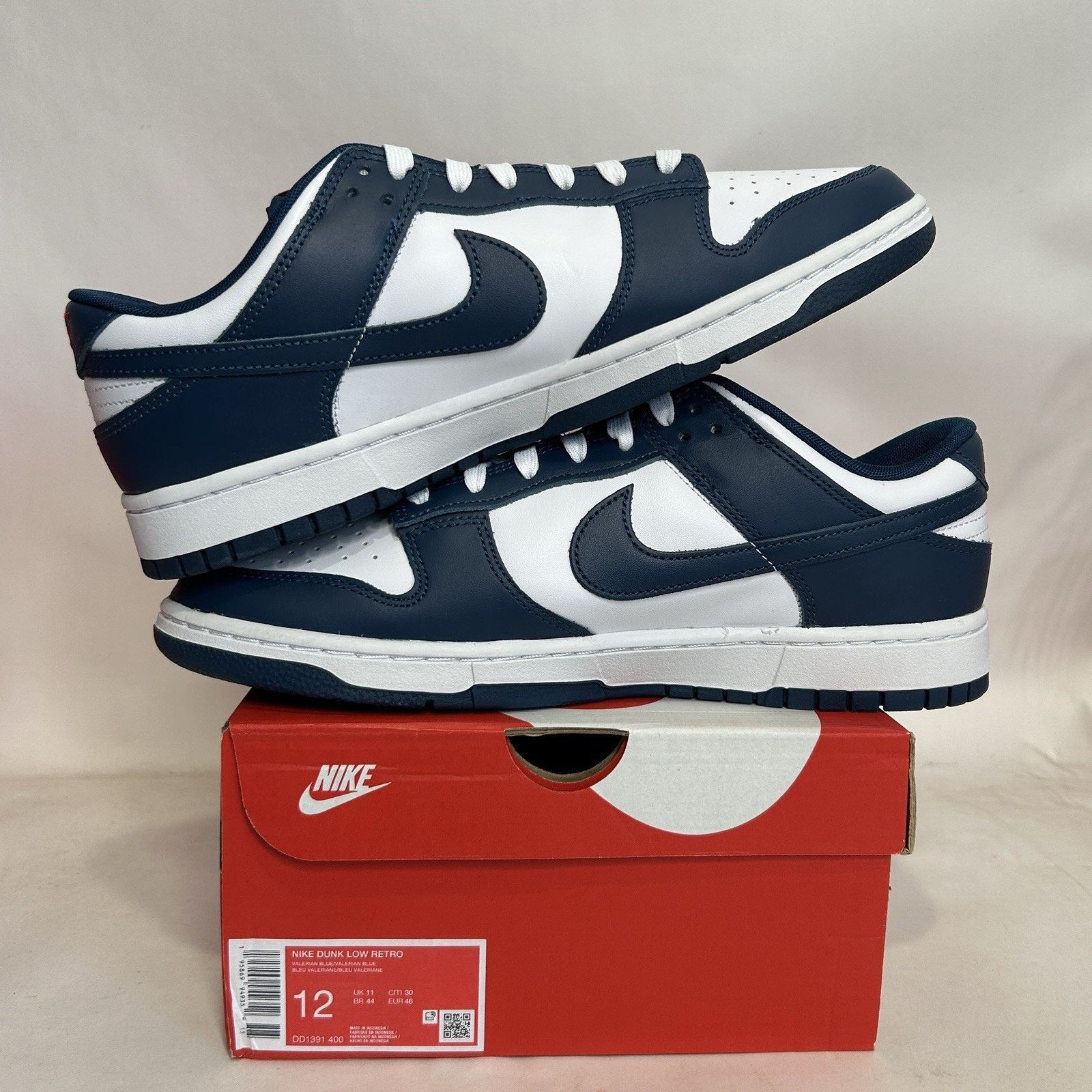 Nike Nike Dunk Low Retro “Valerian Blue/USA” Size US 12 / EU 45 - 3 Thumbnail
