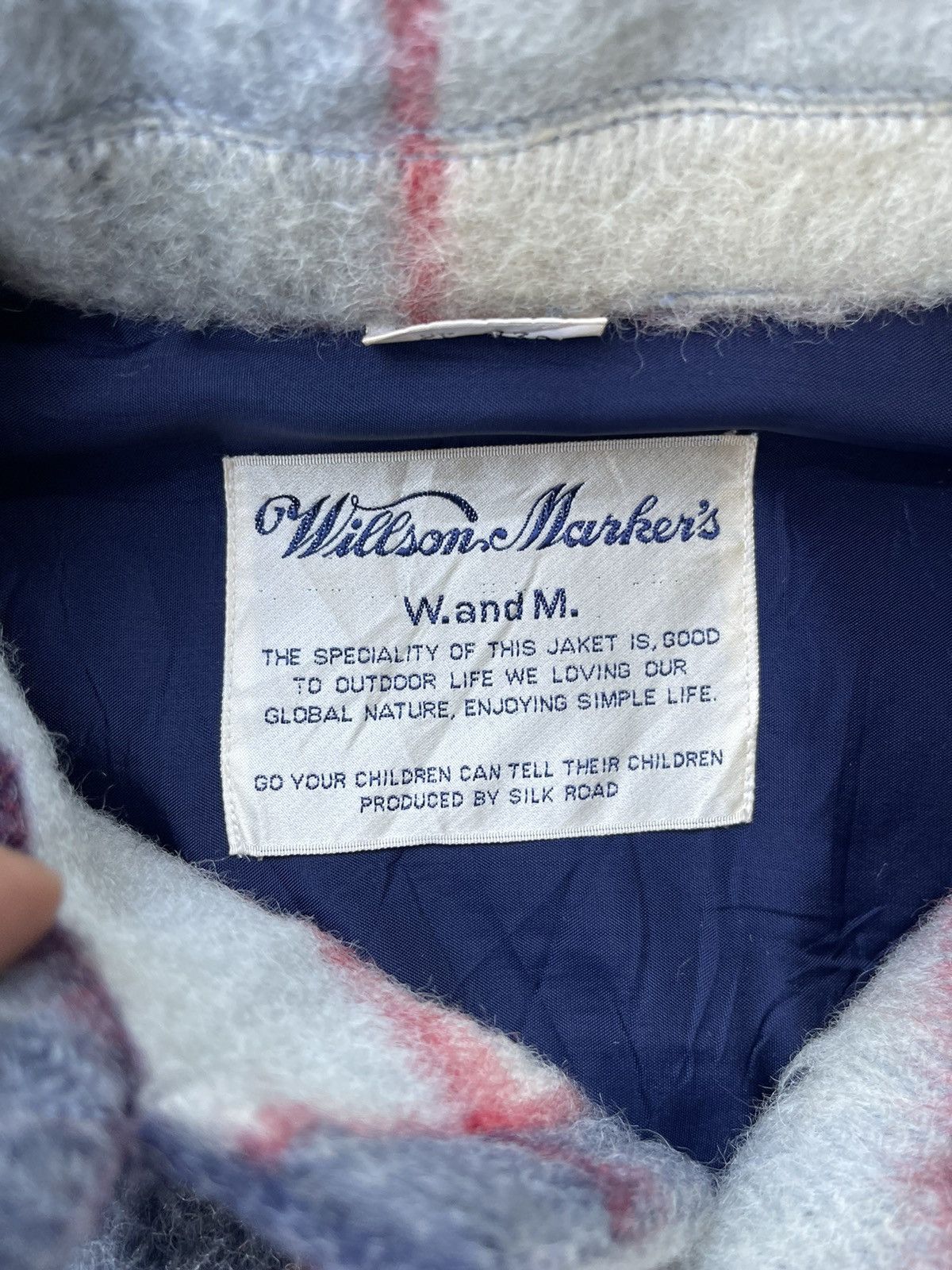 Flannel × Vintage 90s Willson Marker’s Wool Plaid Jacket – Rugged Outdoor Wear Size US M / EU 48-50 / 2 - 4 Thumbnail
