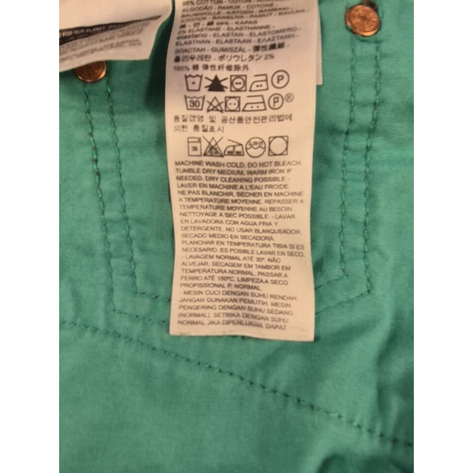 Levi's Levi’s 511 Women Camo Jeans Retro Woodland 31x32 Size 31" - 12 Thumbnail