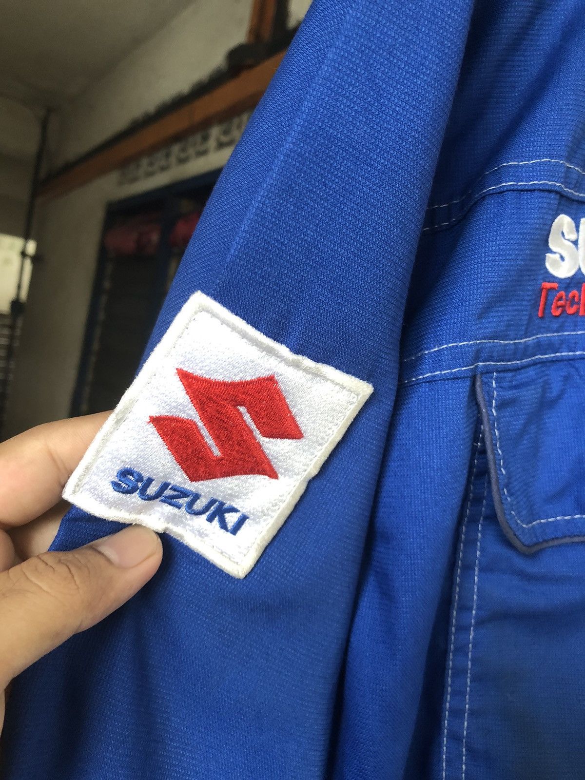 Vintage Vintage Suzuki Racing Technical Team Coverall/Jumpsuit Size US XL / EU 56 / 4 - 4 Thumbnail