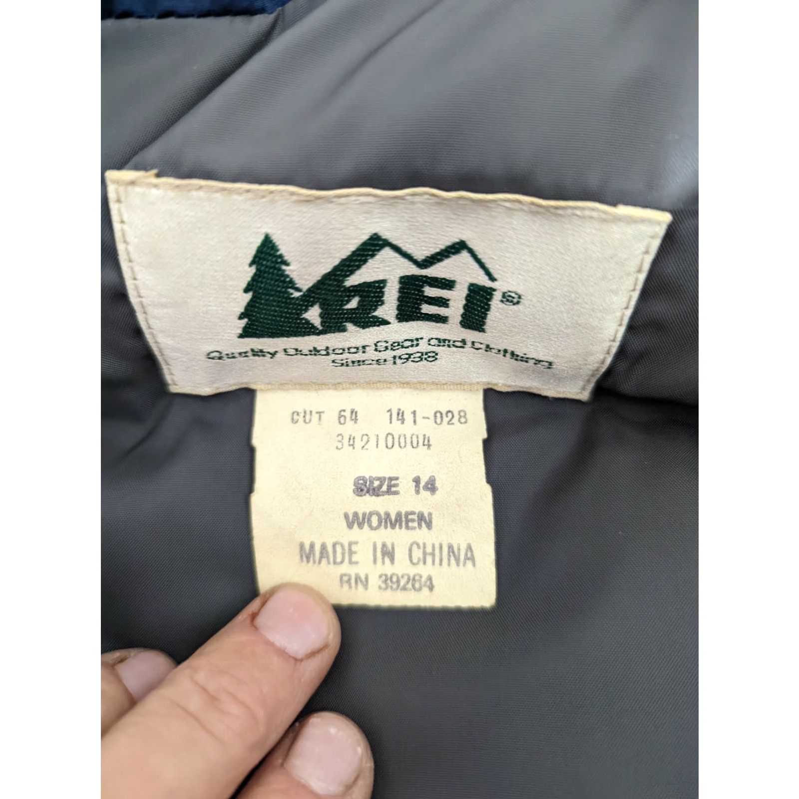 Vintage VINTAGE REI Vest Puffer Down Snap Pocket Blue Womens Large 80s Jacket Size L / US 10 / IT 46 - 3 Thumbnail