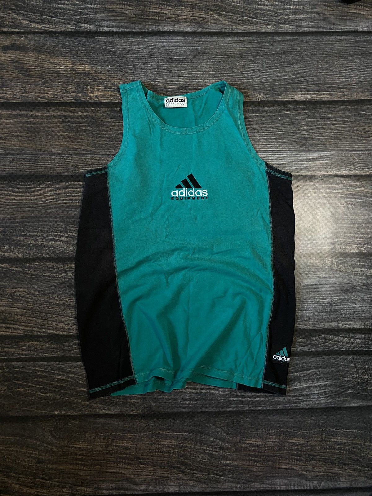 Adidas × Vintage Adidas Equipment embroidered centre logos rare tank tops Size US M / EU 48-50 / 2 - 1 Thumbnail