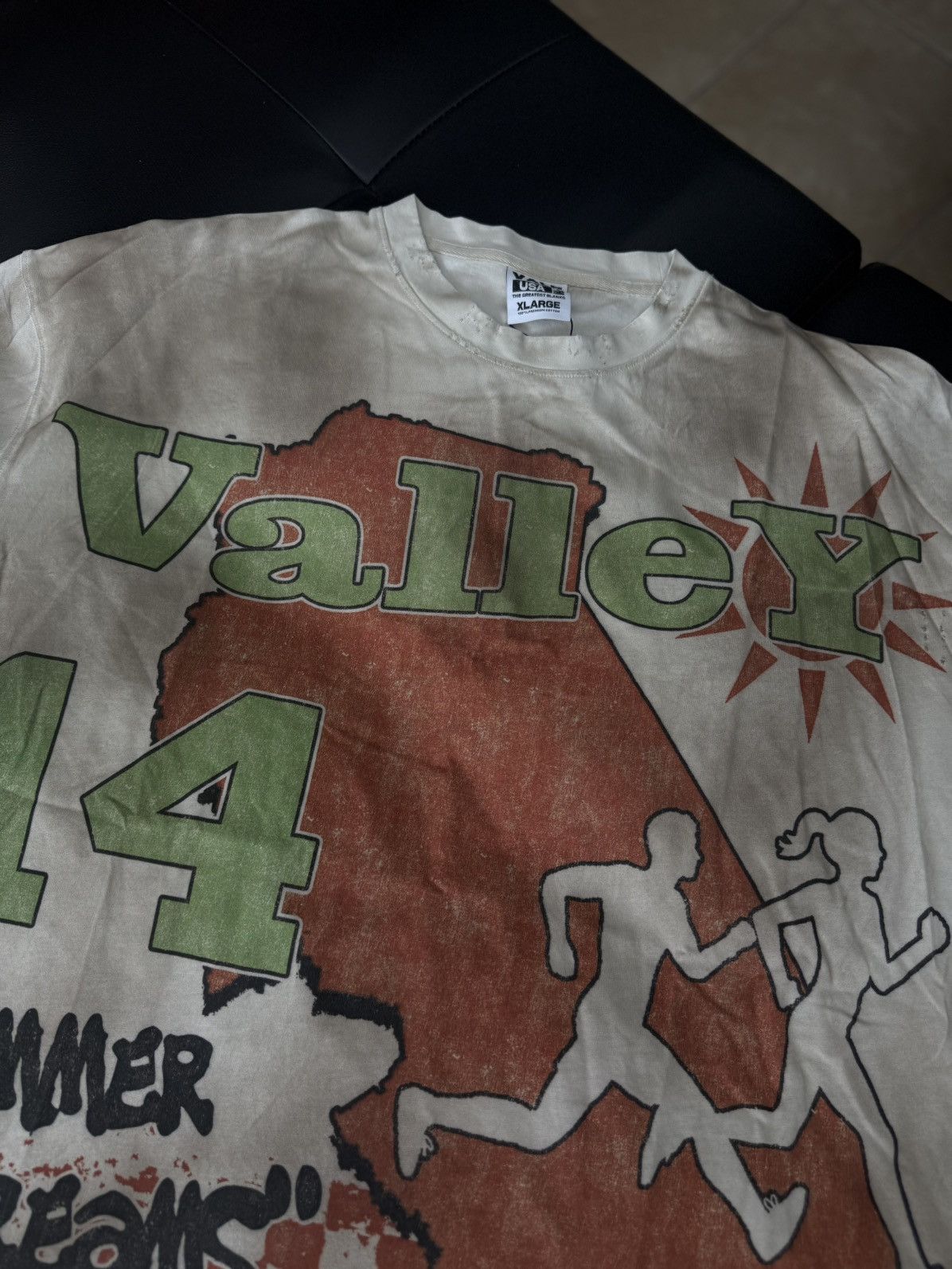 Vale Valley White “Summer Dreams” Tee Size XL (NEW) Size US XL / EU 56 / 4 - 4 Thumbnail