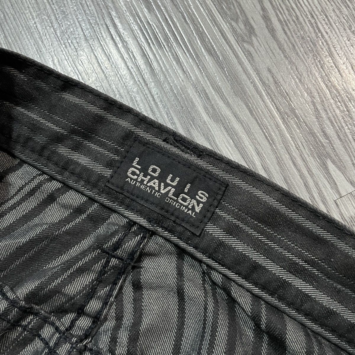 Japanese Brand × Tornado Mart × Vintage Jeans louis chavlon hickory stripe Size US 29 - 3 Thumbnail