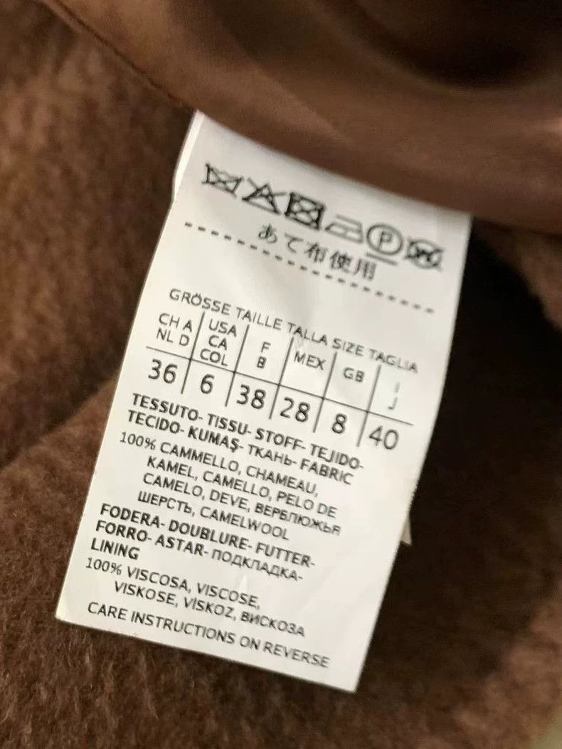 Other Max Mara 100% Camel Hair Coat Size S / US 4 / IT 40 - 6 Thumbnail