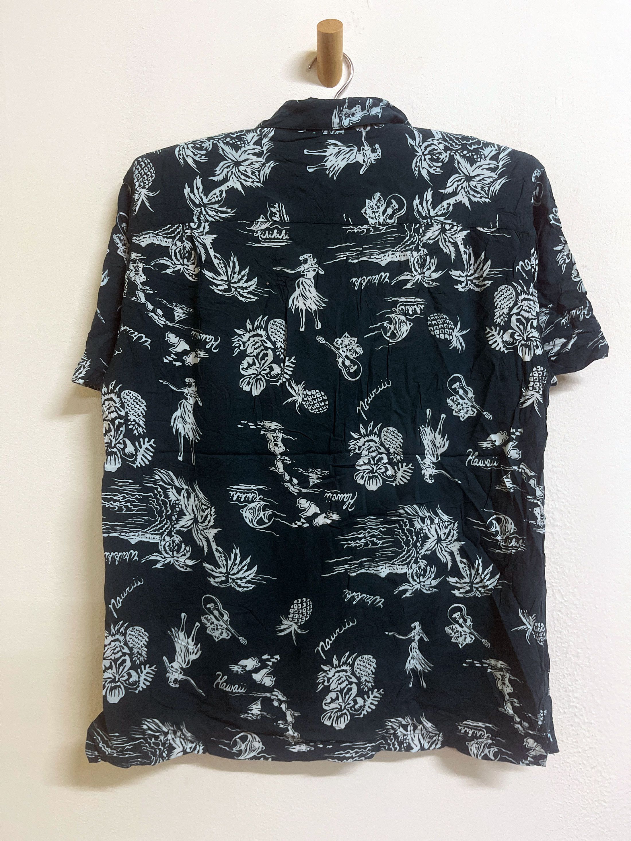 Japanese Brand Blue Standard Japan Short Sleeve Hawaiian Hawaii Size US L / EU 52-54 / 3 - 3 Thumbnail