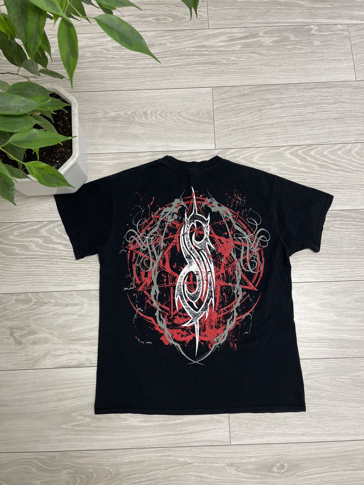 Band Tees × Slipknot × Vintage Vintage Slipknot Iowa Band Tee T-Shirt Size US M / EU 48-50 / 2 - 2 Thumbnail