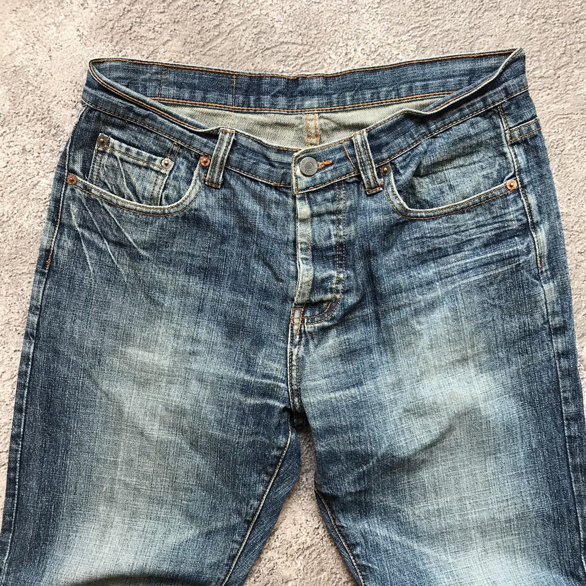 Vintage Vintage 90s Levis Baggy Distressed Thrashed Grunge Jeans 34 Size US 34 / EU 50 - 4 Thumbnail