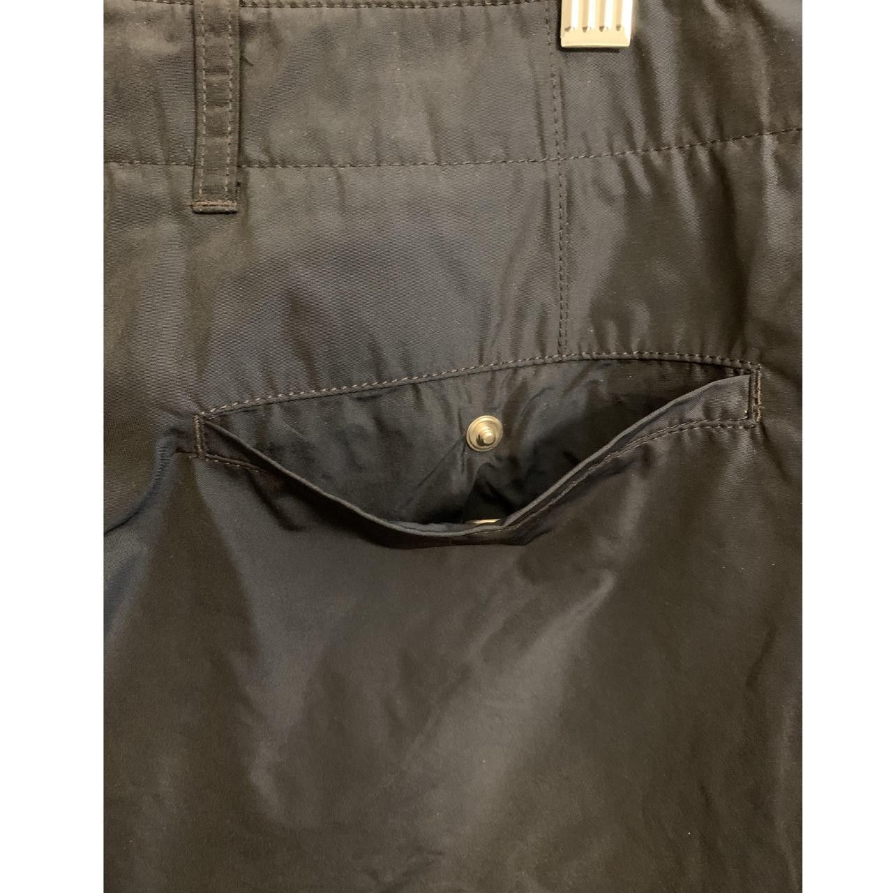 Giorgio Armani Iridescent Blue Taffeta Nylon Ski Pants-style Wide Trousers Size US 38 / EU 54 - 5 Thumbnail