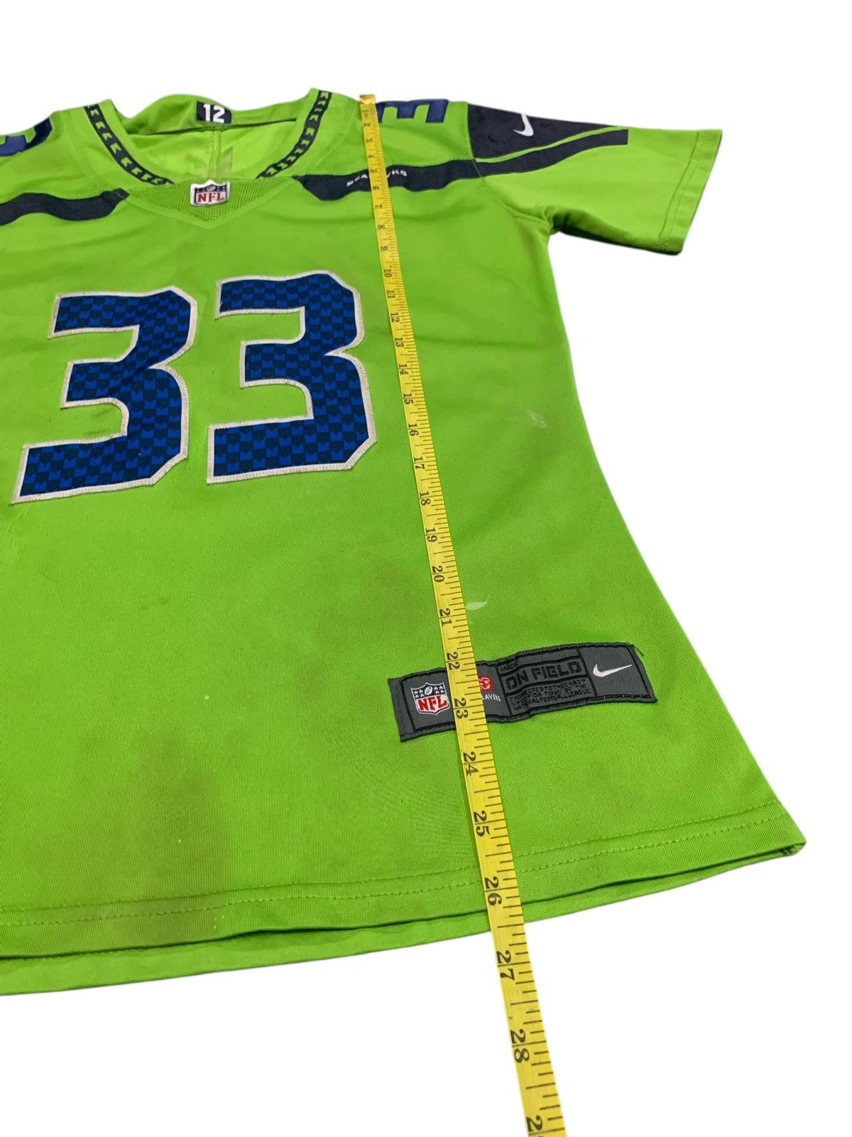 NFL Rare Seahawk NFL Jersey "Adam 33" By Nike Size S / US 4 / IT 40 - 8 Thumbnail