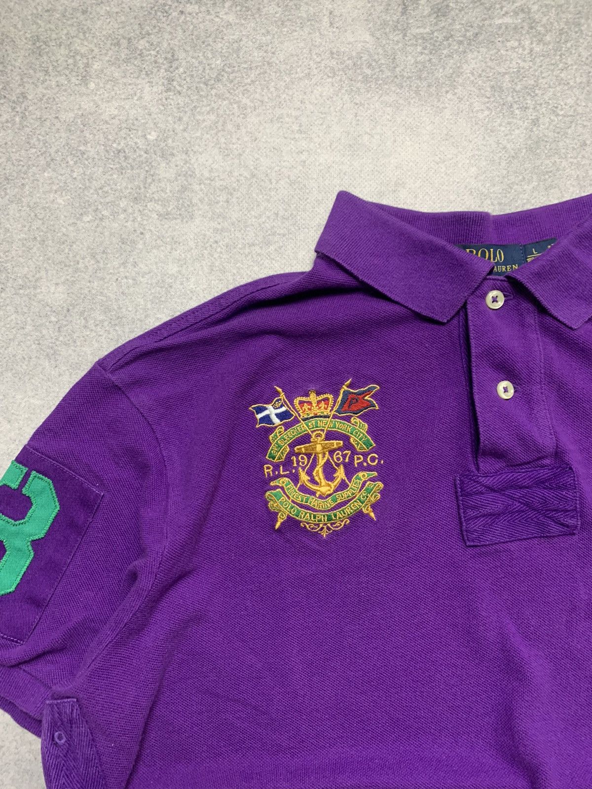 Ralph Lauren Vintage Ralph Lauren New York USA Rugby Challenge Shirt Size US XL / EU 56 / 4 - 4 Thumbnail