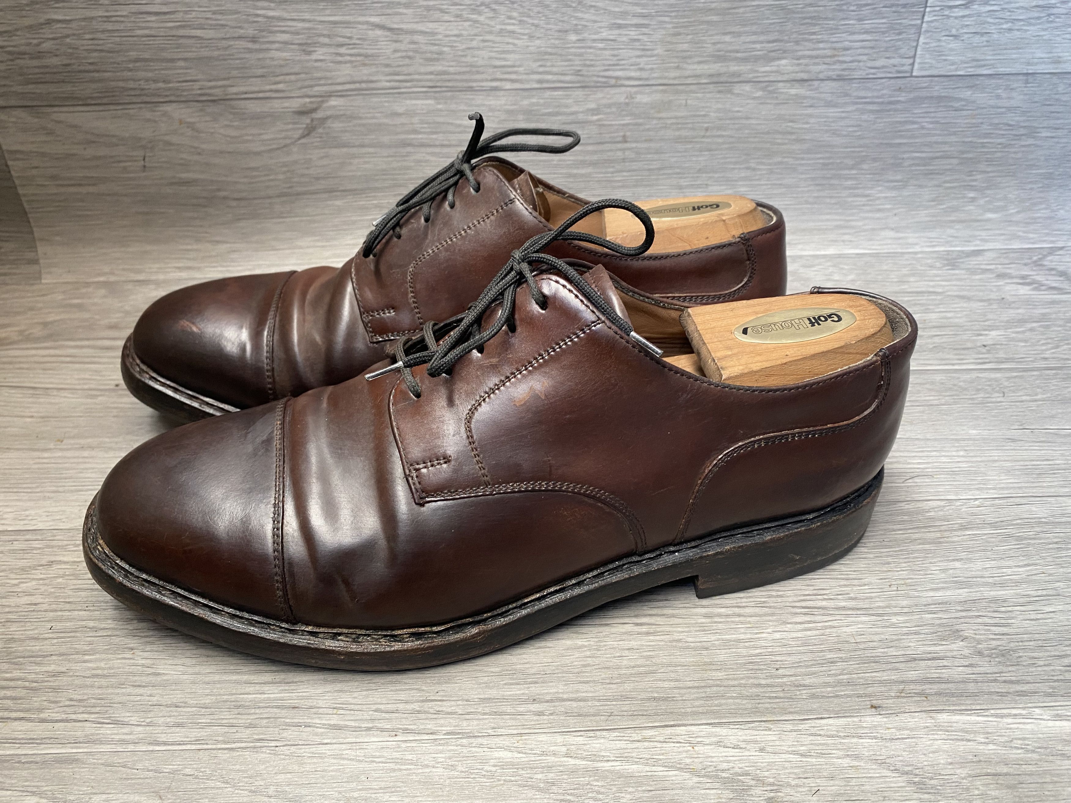 Heinrich Dinkelacker Heinrich dinkelacker shell cordovan oxford cap toe shoes Size US 9 / EU 42 - 4 Thumbnail