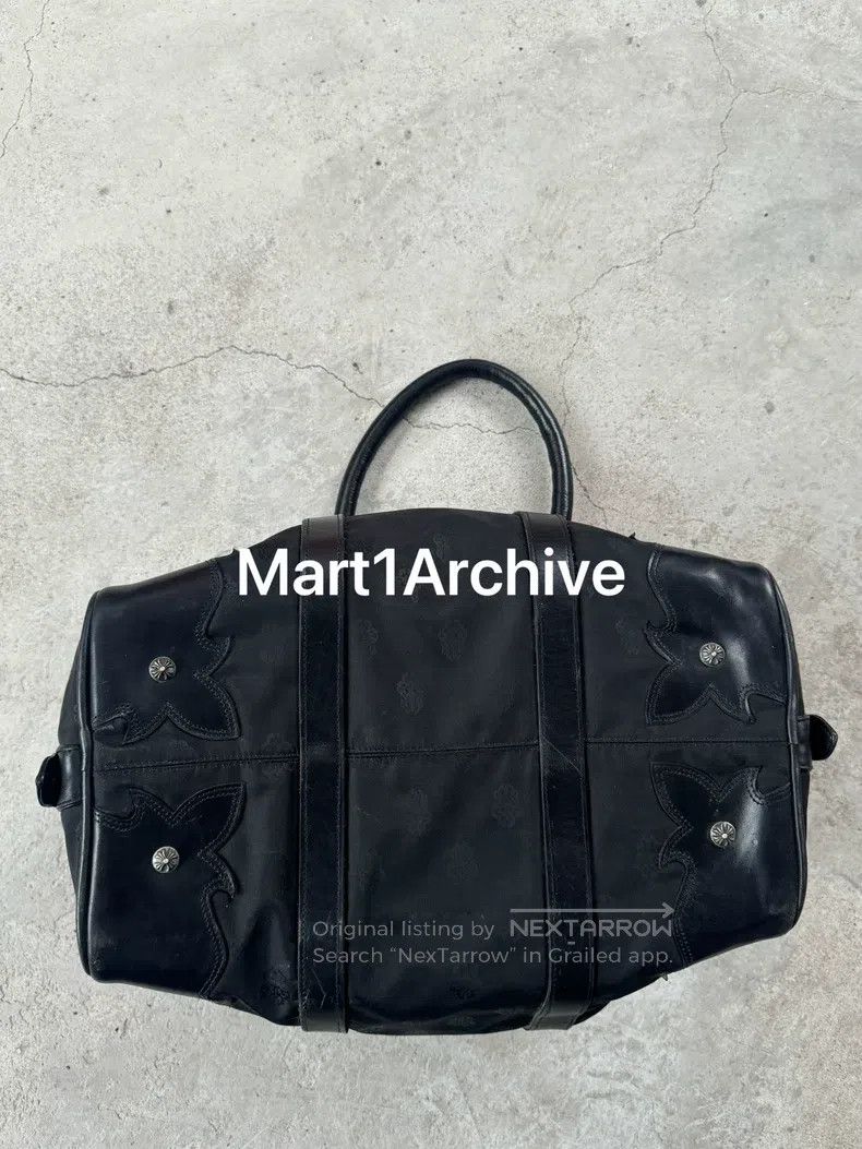 Chrome Hearts CHROME HEARTS Large Travel Bag with Dark Pattern and Silve Size ONE SIZE - 4 Thumbnail