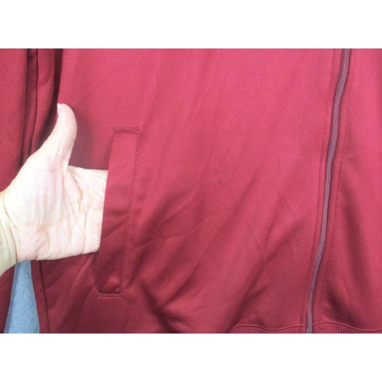 Nike Nike Jacket Mens XL Red Retro Track Full Zip Athletic Warmup 532919-677 Size US XL / EU 56 / 4 - 5 Thumbnail