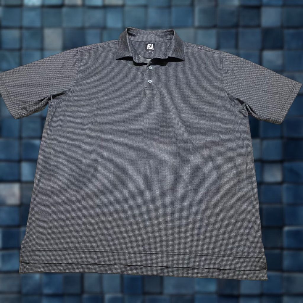 Footjoy FootJoy Mens Polo Golf Shirt Gray Plaid Short Sleeve Athletic Polyester XL Shirt Mens Golf Shirt Gray Plaid Short Sleeve FootJoy Polo Size US XL / EU 56 / 4 - 1 Thumbnail