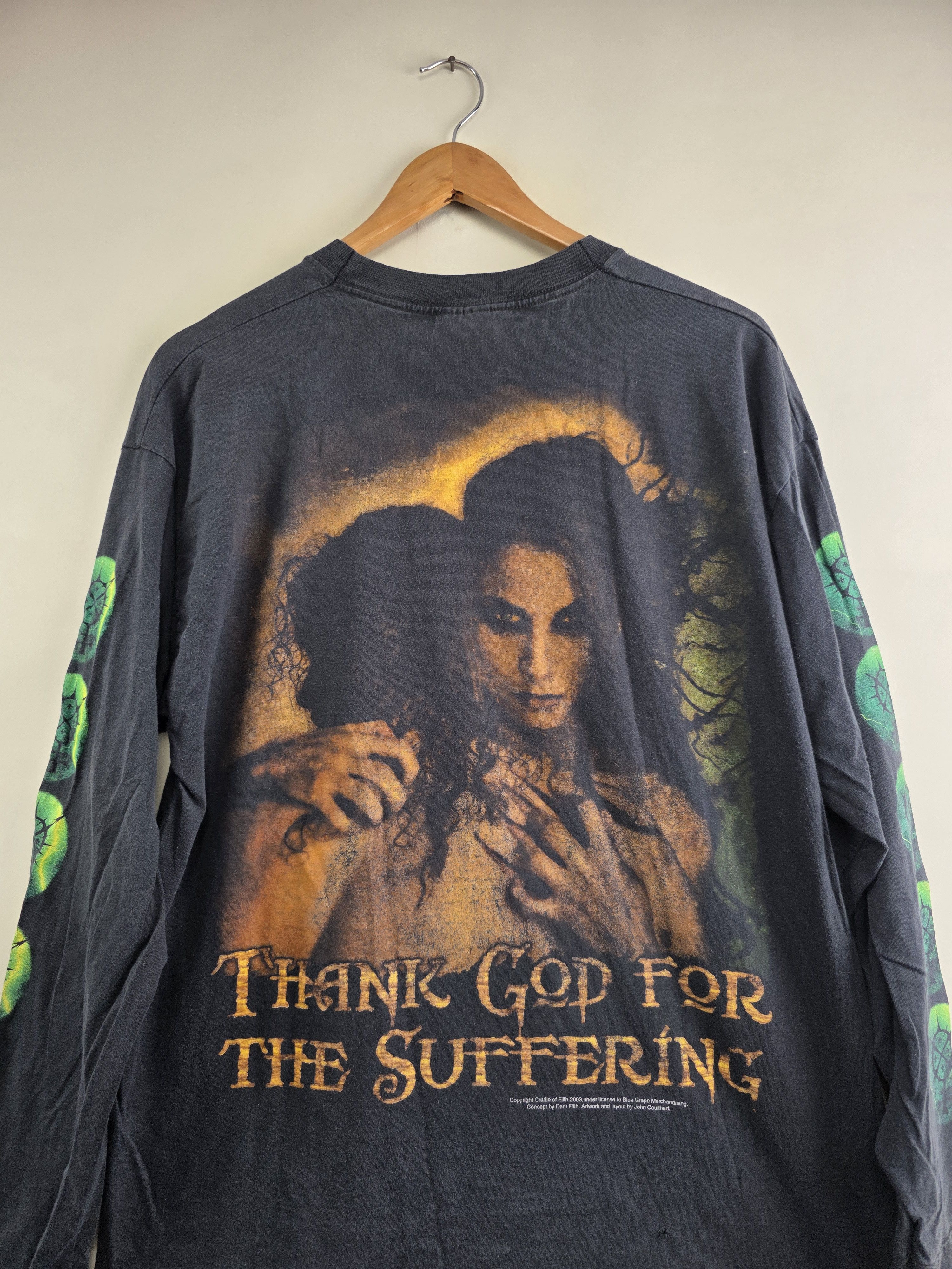 Band Tees × Vintage 2003 Cradle of Filth Damnation and a day Long-sleeve L Size US L / EU 52-54 / 3 - 7 Thumbnail