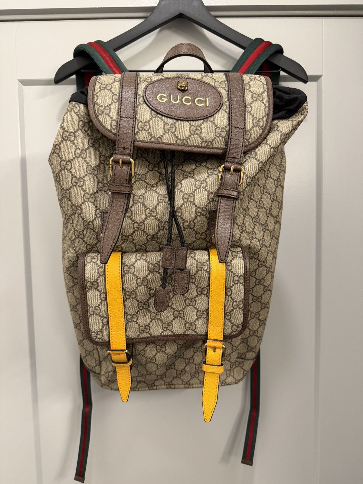 Gucci Gucci GG Supreme Canvas Backpack Size ONE SIZE - 1 Thumbnail