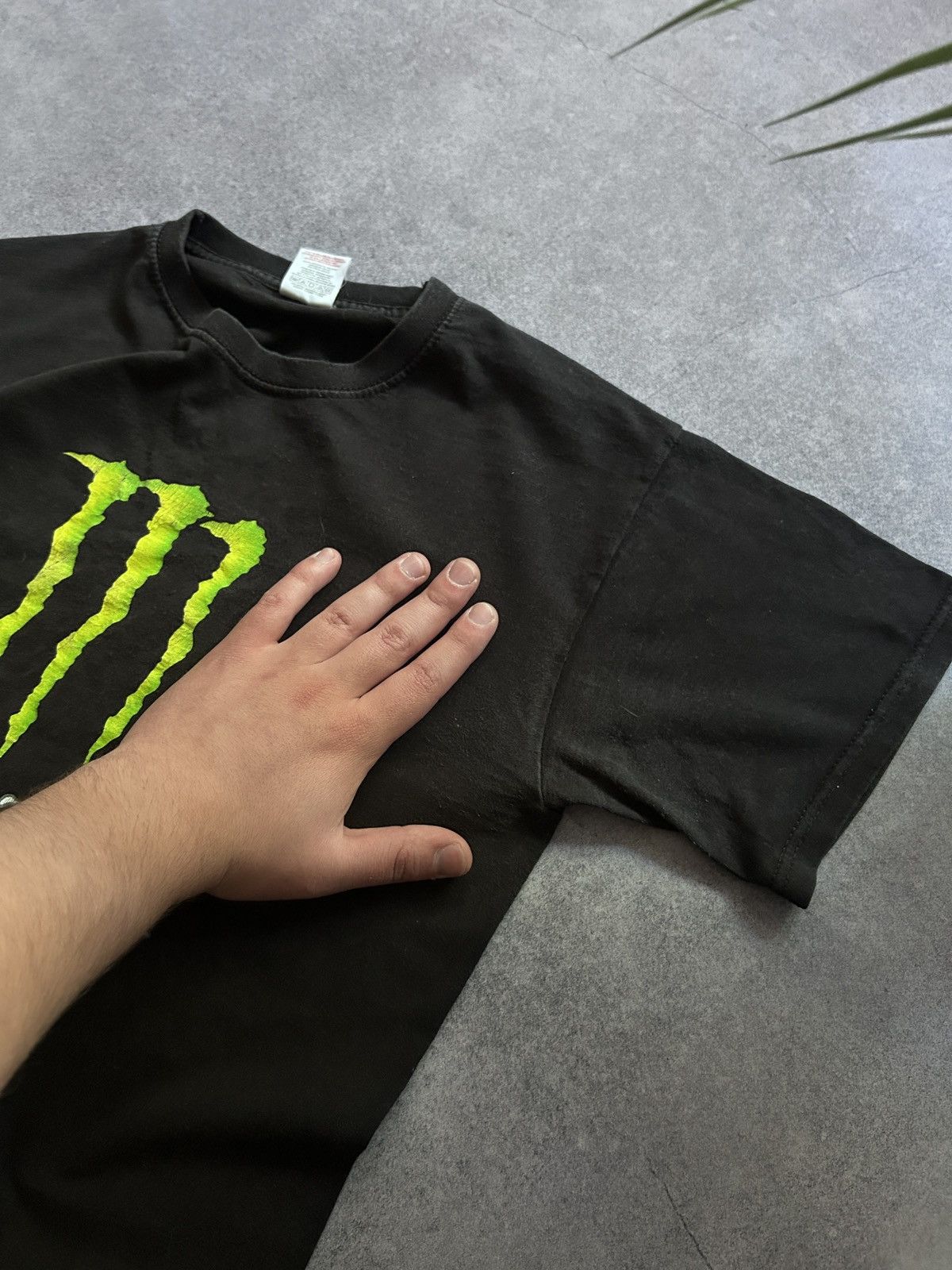 Vintage Vintage Monster Energy Faded Y2k big logo shirt Size US S / EU 44-46 / 1 - 3 Thumbnail