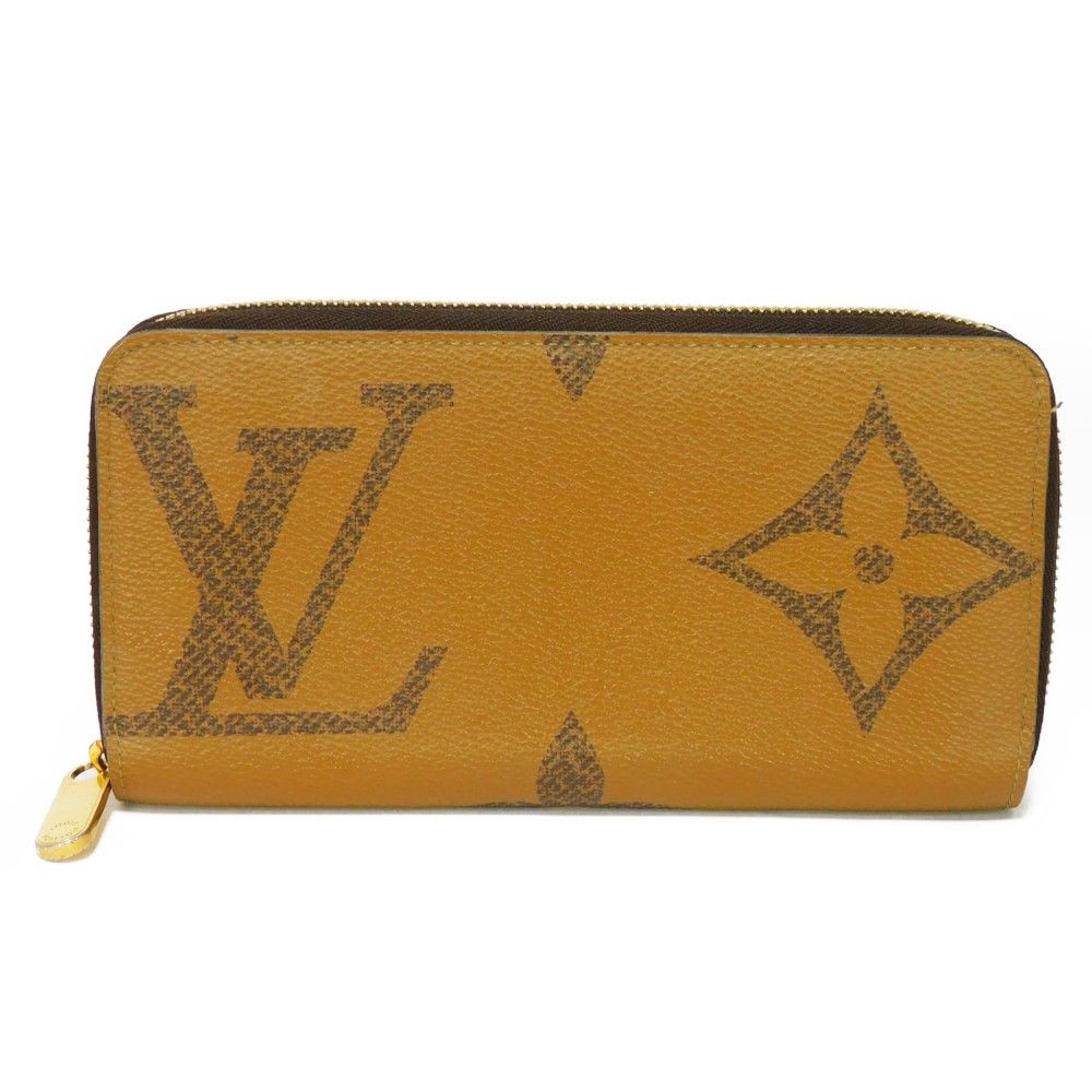 Louis Vuitton Long Wallet Zippy Wallet Brown