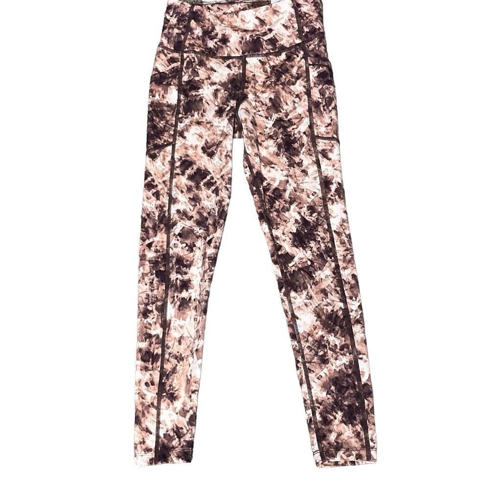 Calvin Klein Calvin Klein Womens XS Performance 7/8 Leggings Tights Brown Size 25" / US 0 / IT 36 - 1 Thumbnail