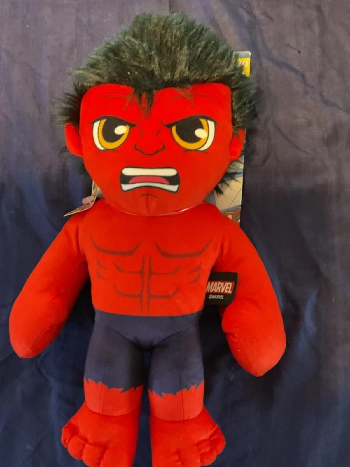 Marvel Comics New Marvel captain America stuffed character w sound affects Size ONE SIZE - 1 Thumbnail