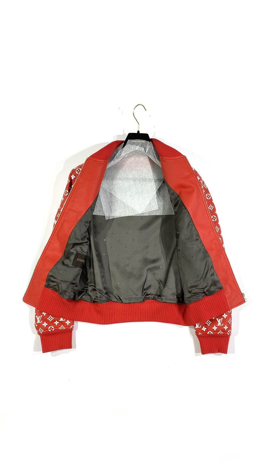 Louis Vuitton × Supreme Louis Vuitton X SUPREME 46 Baseball Leather Jacket Monogram Size US S / EU 44-46 / 1 - 5 Thumbnail
