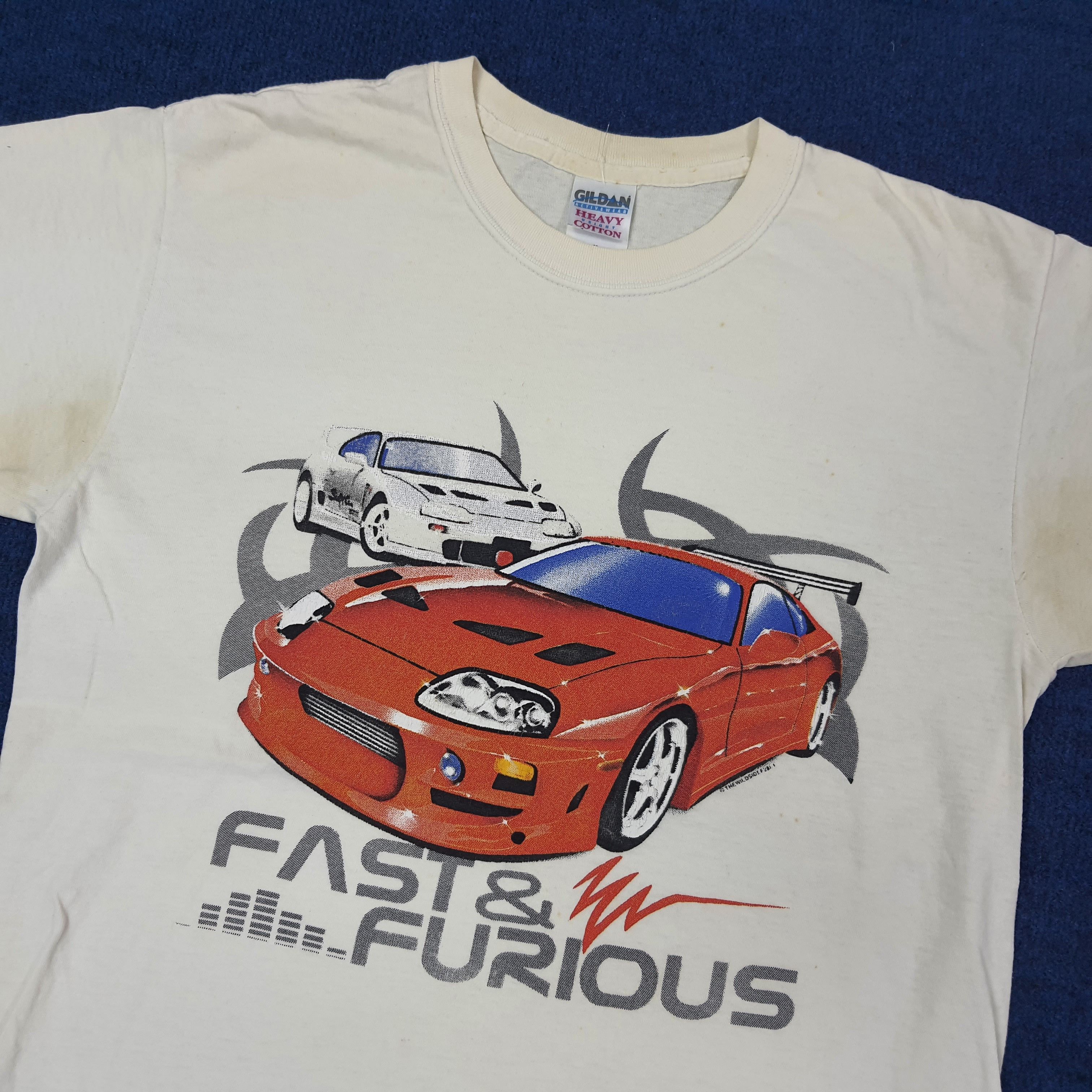Vintage Vintage Fast & Furious Toyota Supra Racing Tshirt C267N78 Size US L / EU 52-54 / 3 - 2 Thumbnail