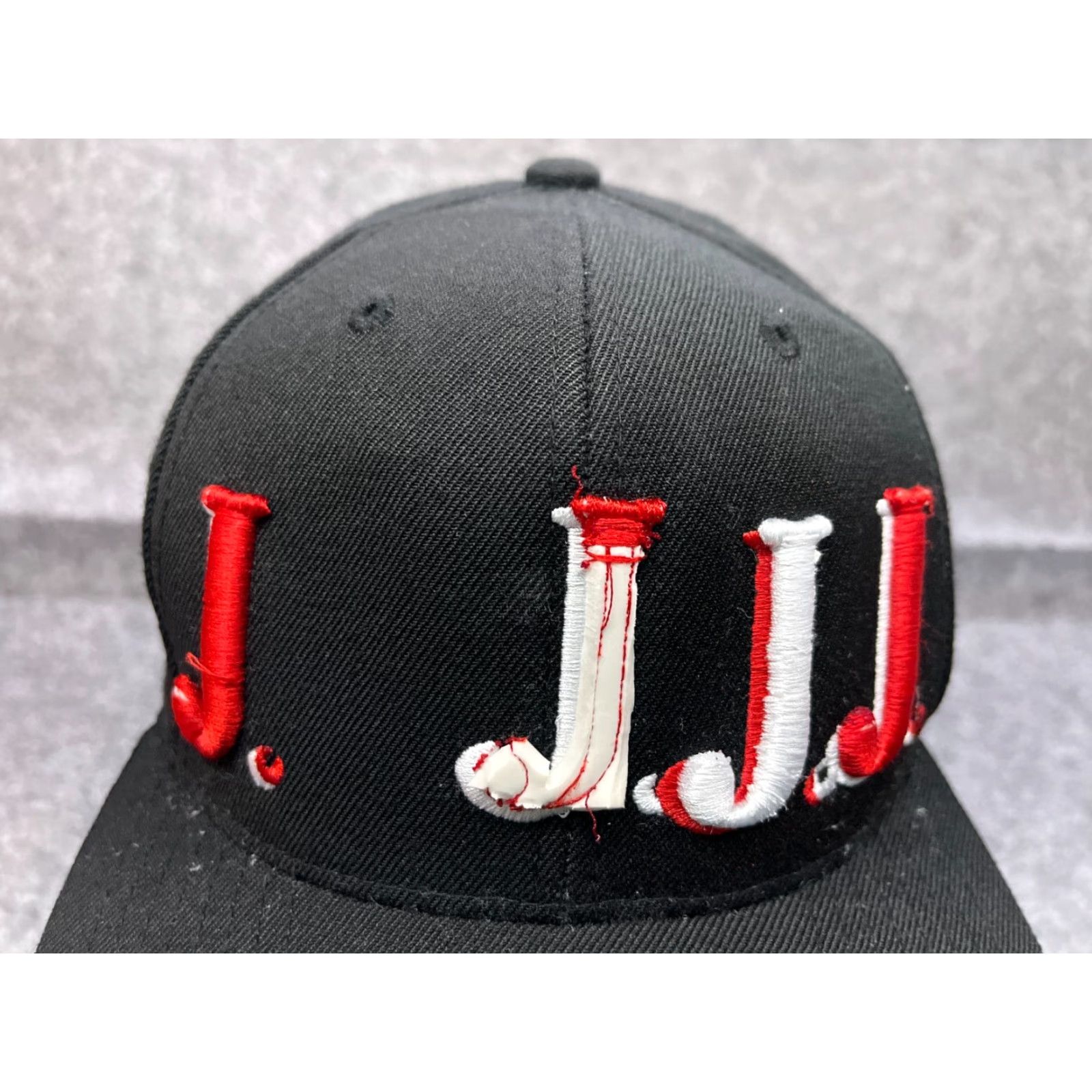 Vintage Yupoong Snapback Hat Cap Adult One Size Black Acrylic Wool Blend Casual Logo Skate Mens Size ONE SIZE - 2 Thumbnail