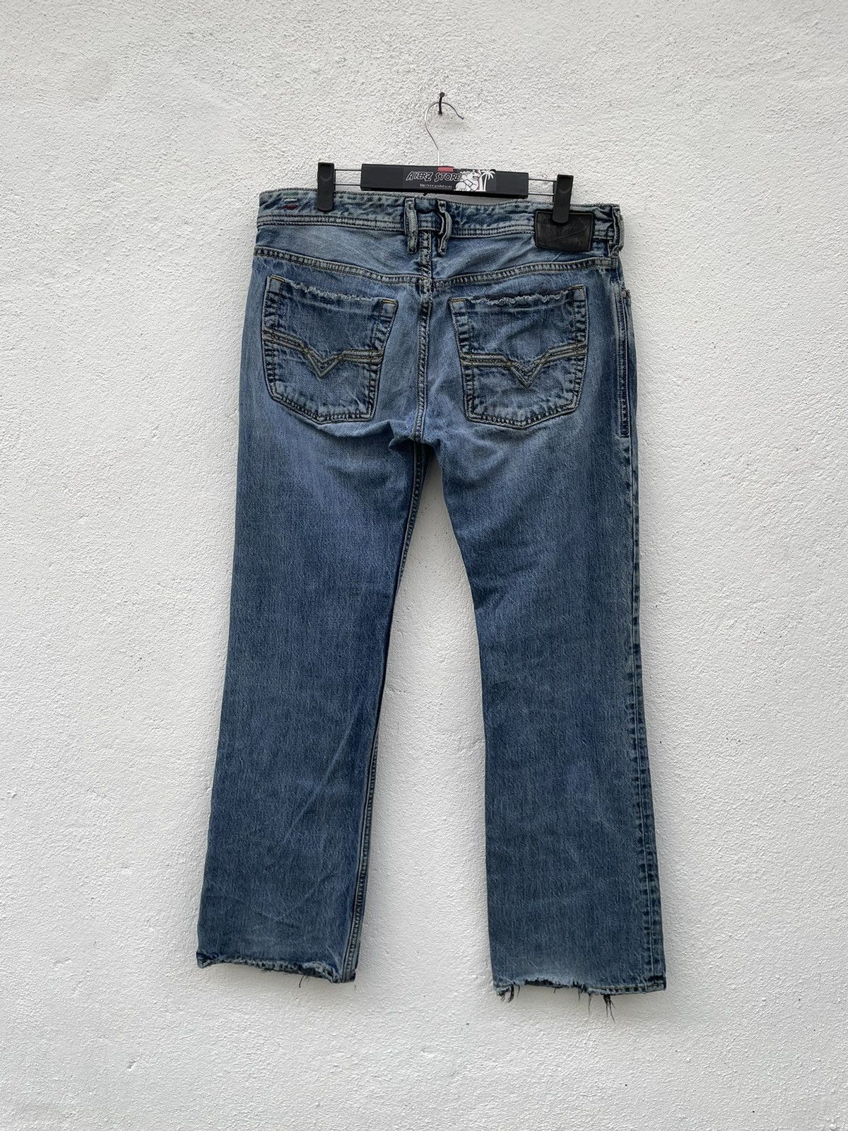 Diesel Vintage Y2K Diesel Flare Denim Jeans Size US 36 / EU 52 - 10 Thumbnail