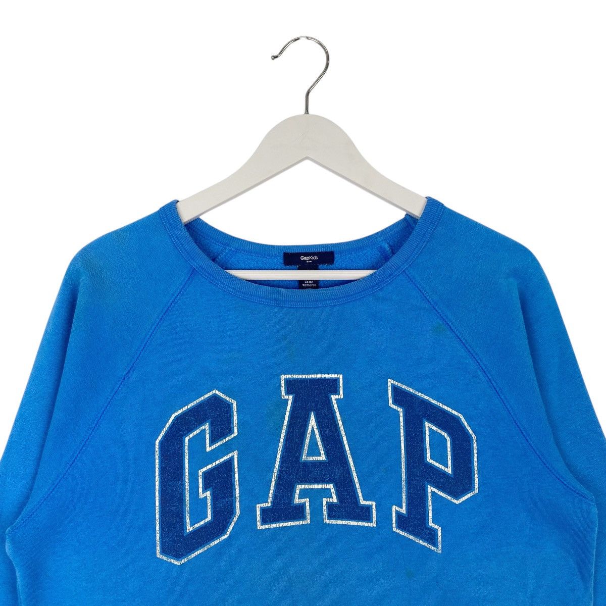 Gap × Vintage Vintage GAP Kids Embroidered Crewneck Sweatshirt Blue Size US S / EU 44-46 / 1 - 4 Thumbnail