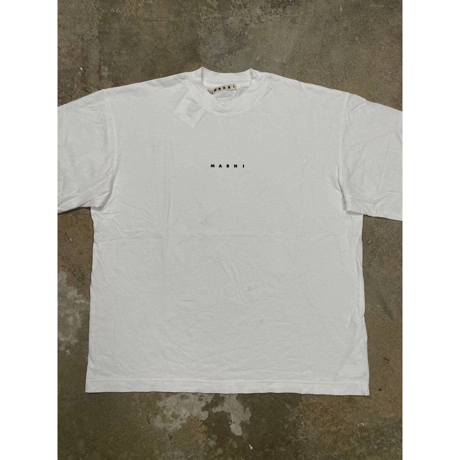 Marni Marni Tee White Small Logo Used 44 (Small) Size US S / EU 44-46 / 1 - 1 Thumbnail