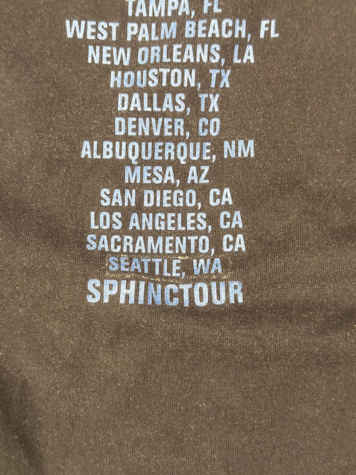 Band Tees Vintage 1996 Ministry Sphinctour Shirt Brockum Tag Large Size US L / EU 52-54 / 3 - 7 Thumbnail